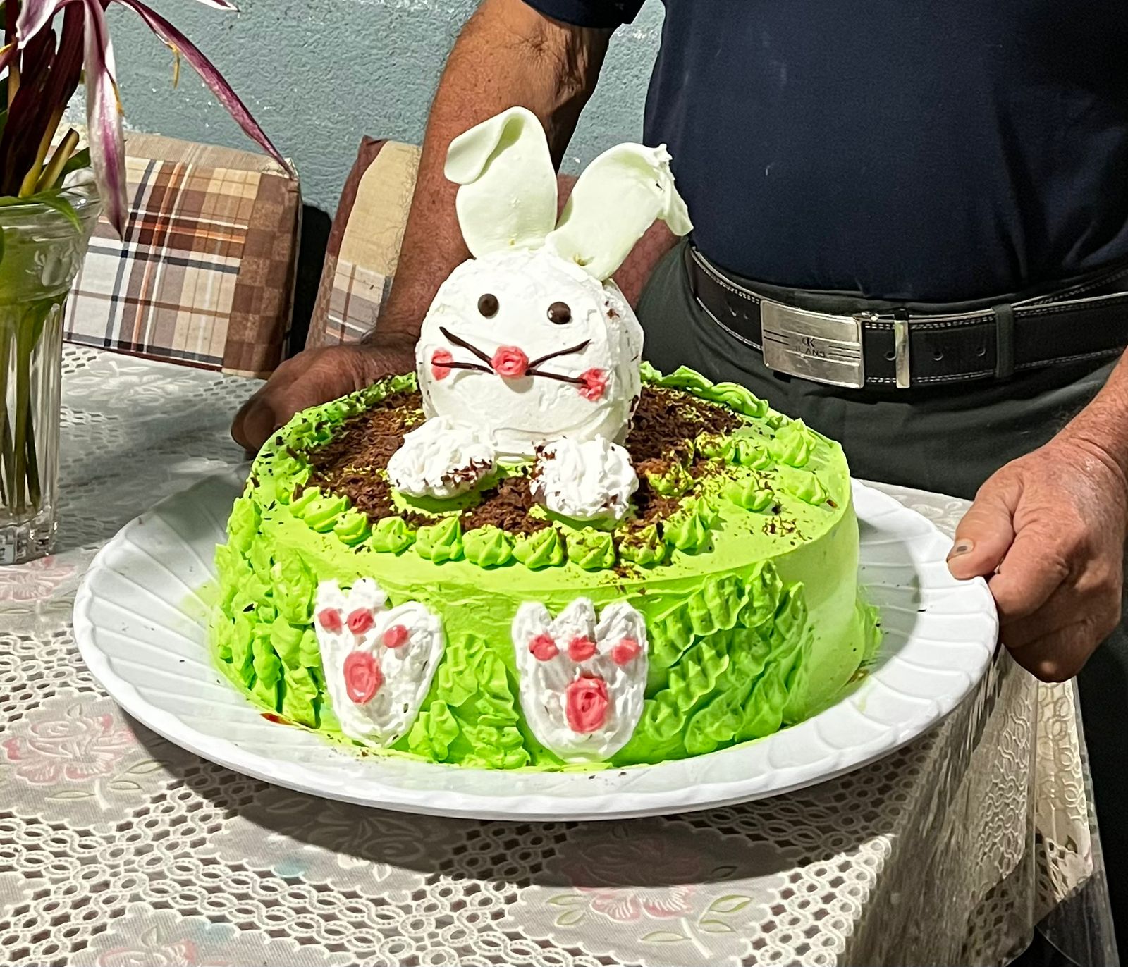 Pastel Diseño Conejo
