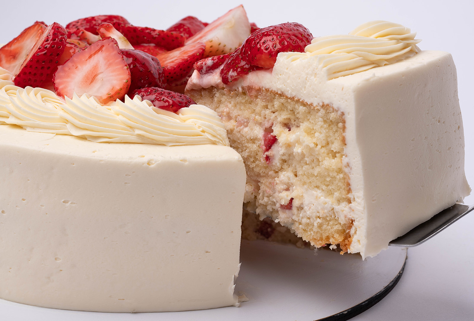Pastel Fresas con Crema