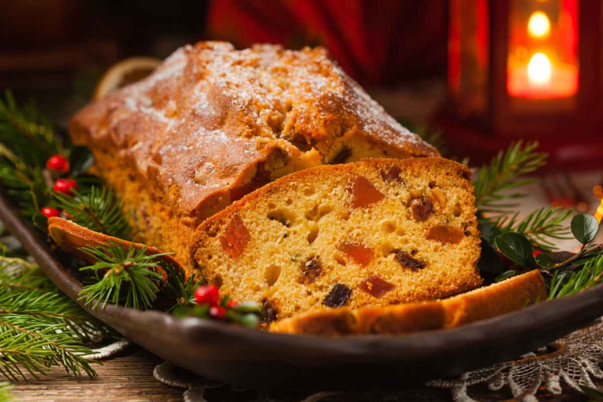 Pastel navideño fruitcake