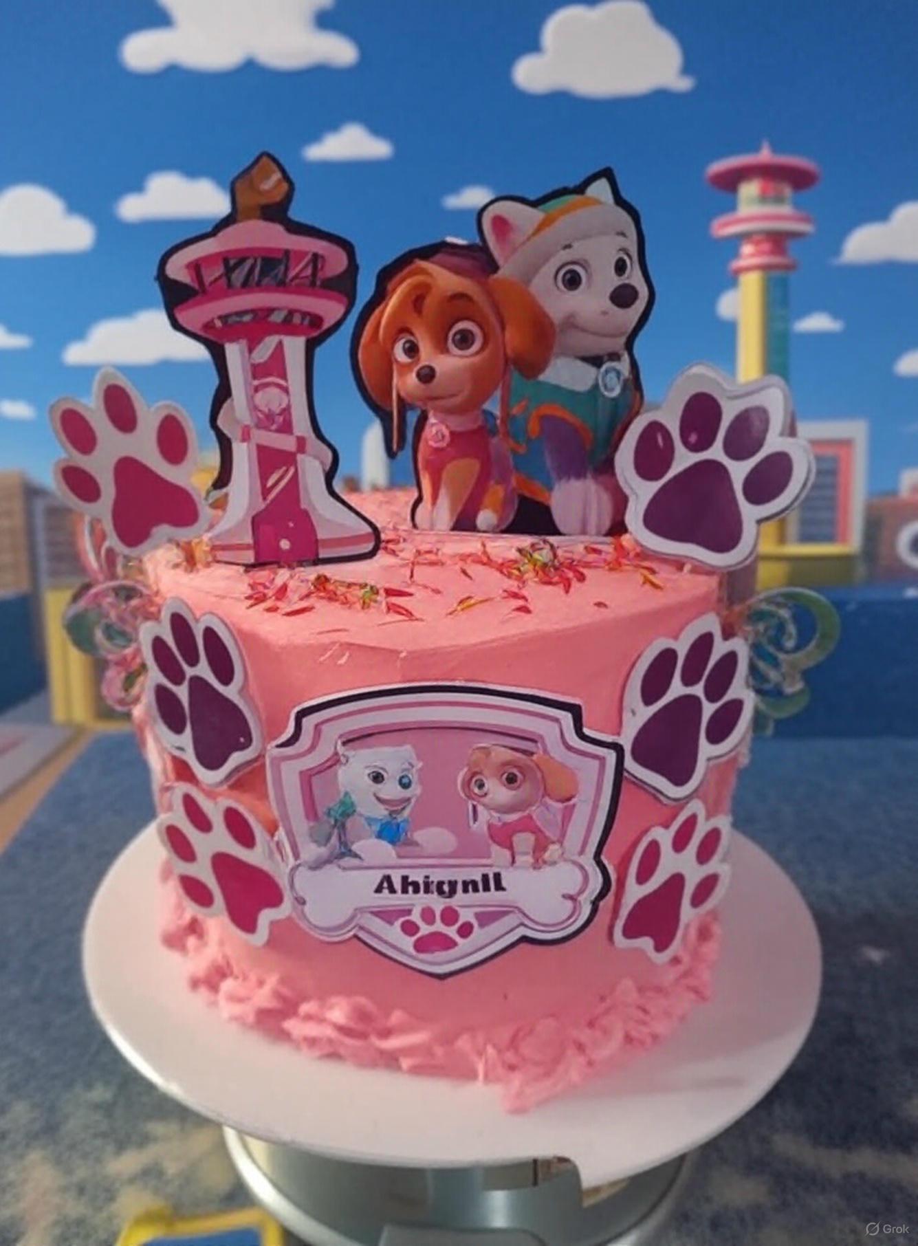 Pastel Diseño Paw Patrol